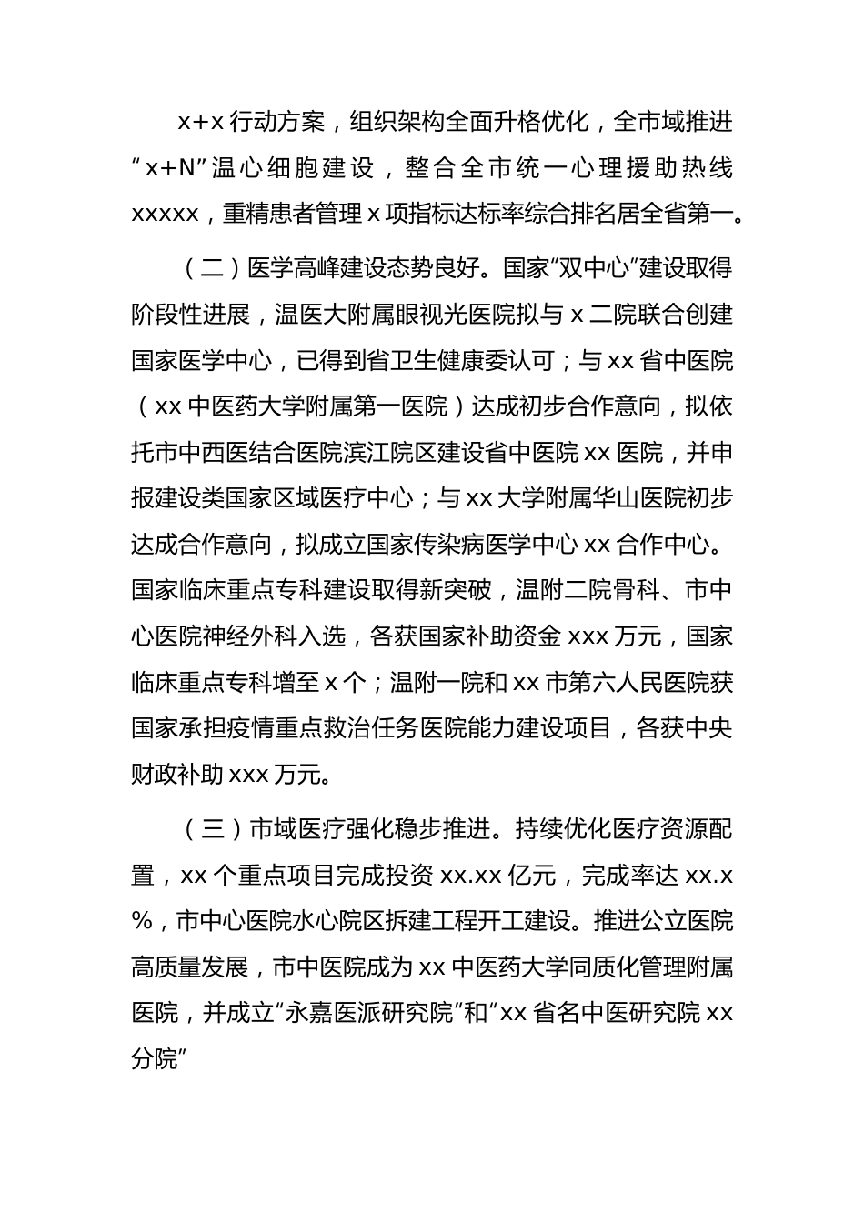 市卫健委2023年上半年工作总结和下半年工作安排.docx_第3页