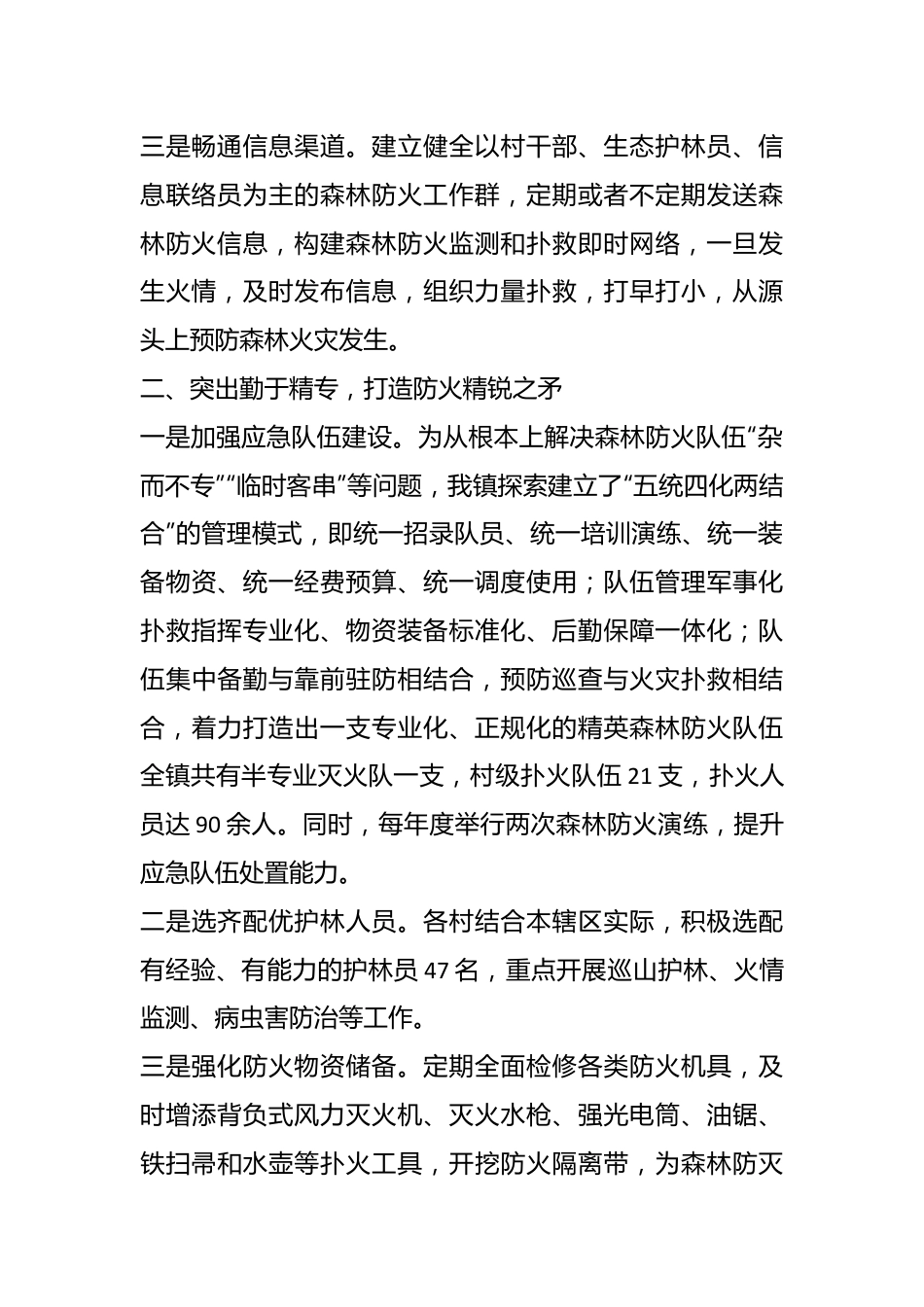 XX镇森林防火工作总结.docx_第3页