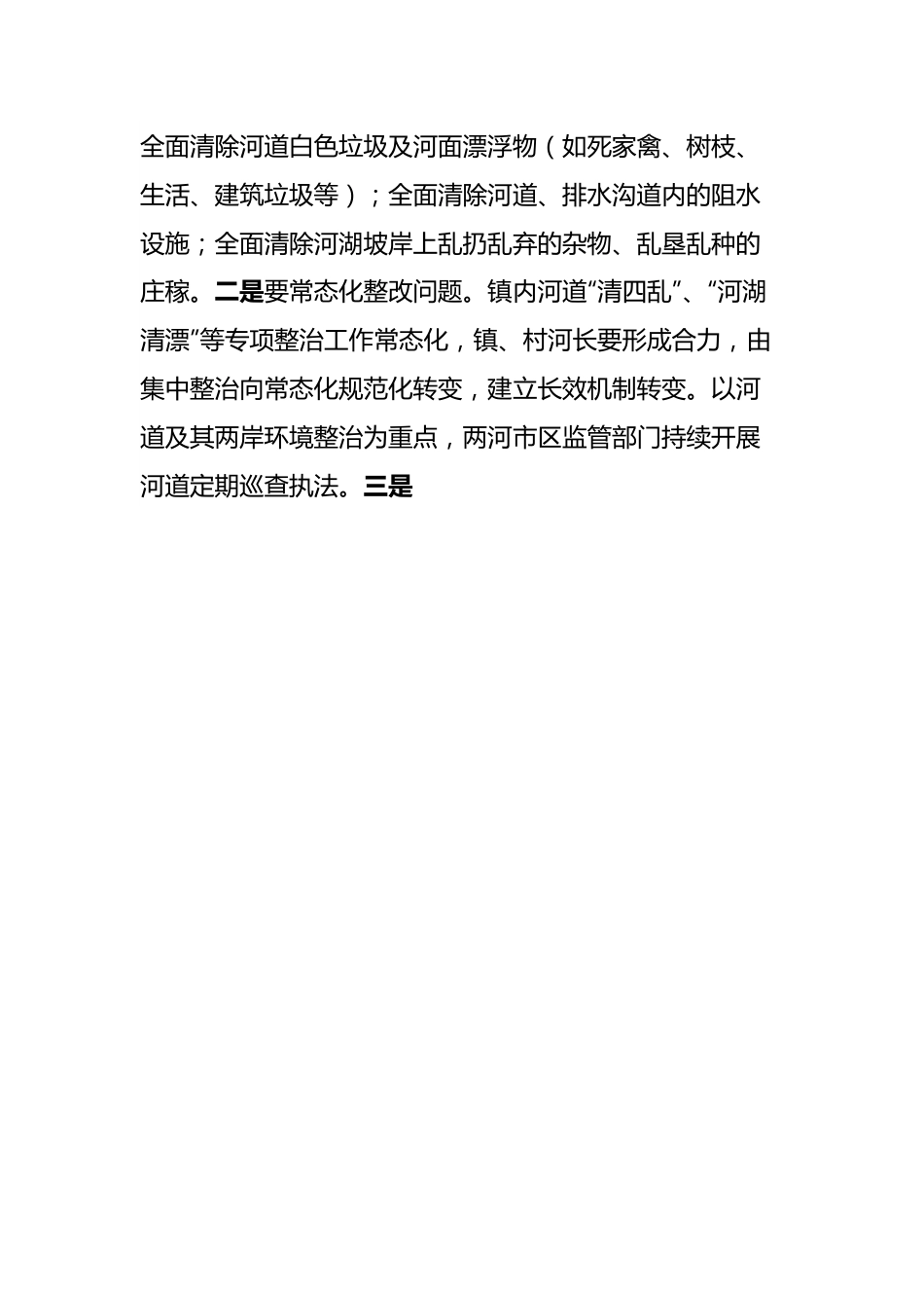 XX镇2024河湖长制工作安排意见 .docx_第3页