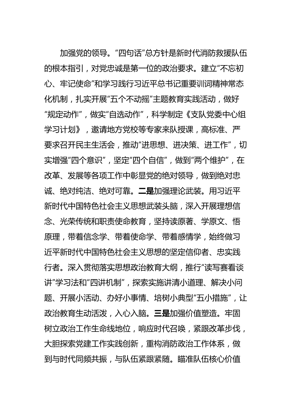 消防救援队伍年度工作总结：奋楫潮头勇向前，提质强能成大业、全力做好高质量发展的“下篇文章”.docx_第2页