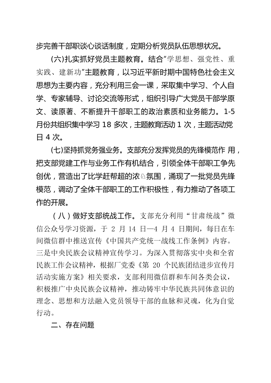 党支部建设自查自纠总结.docx_第3页