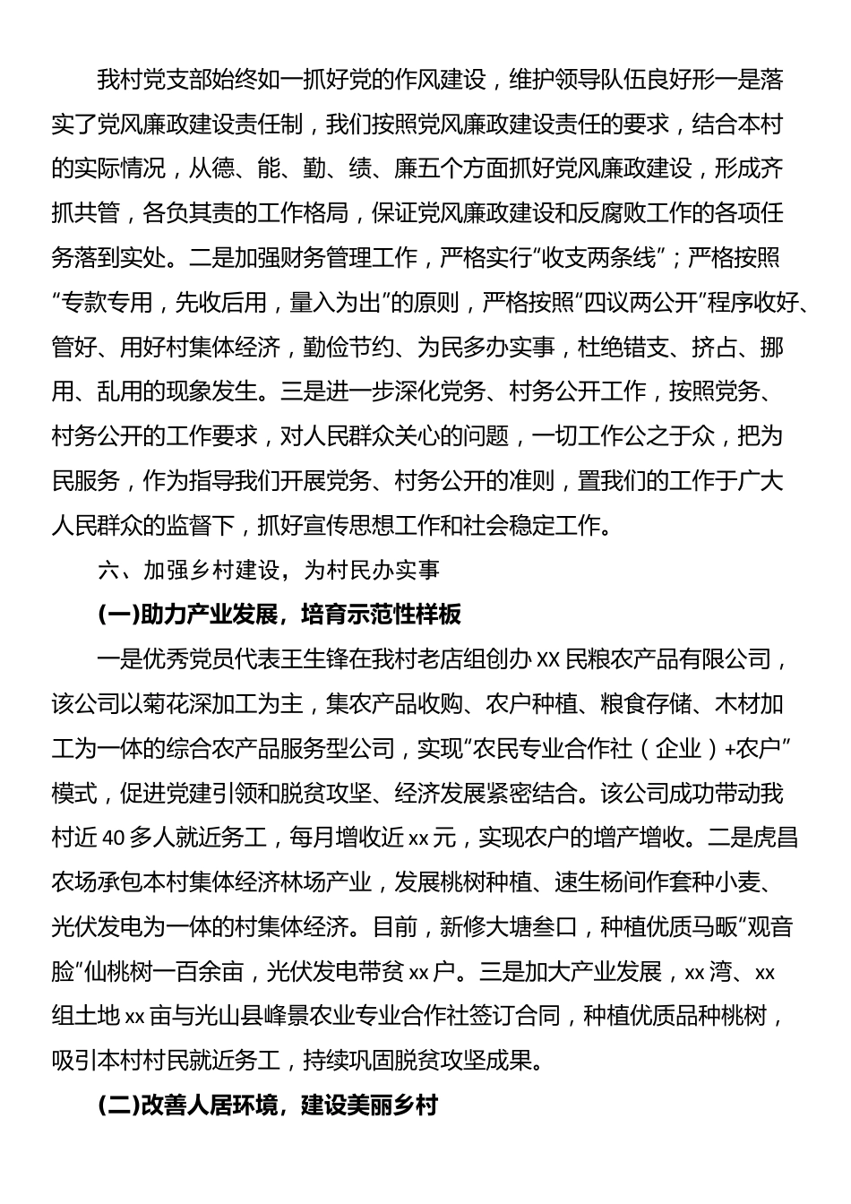 镇村党支部2022年度述职报告.docx_第3页