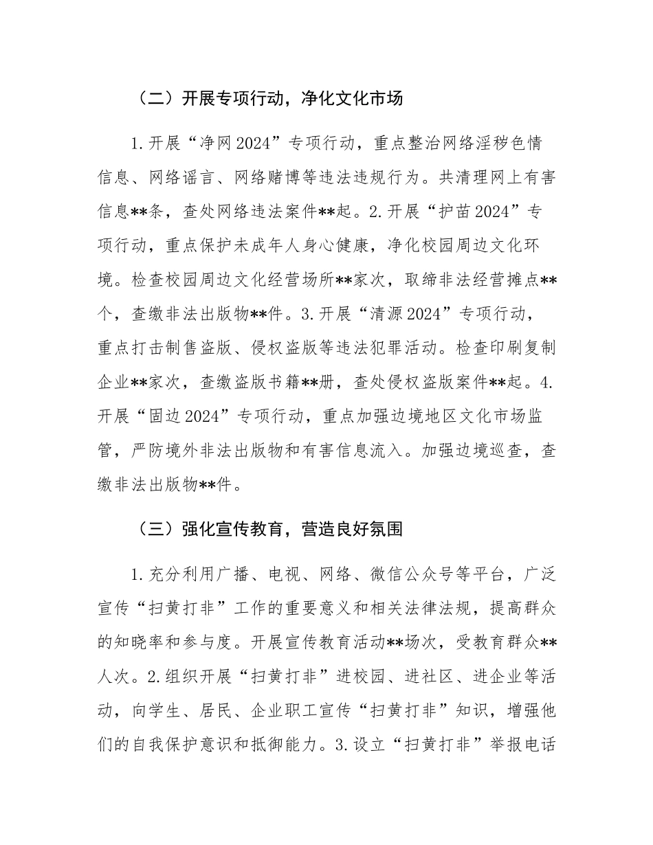 乡镇2024年度扫黄打非工作总结.docx_第2页