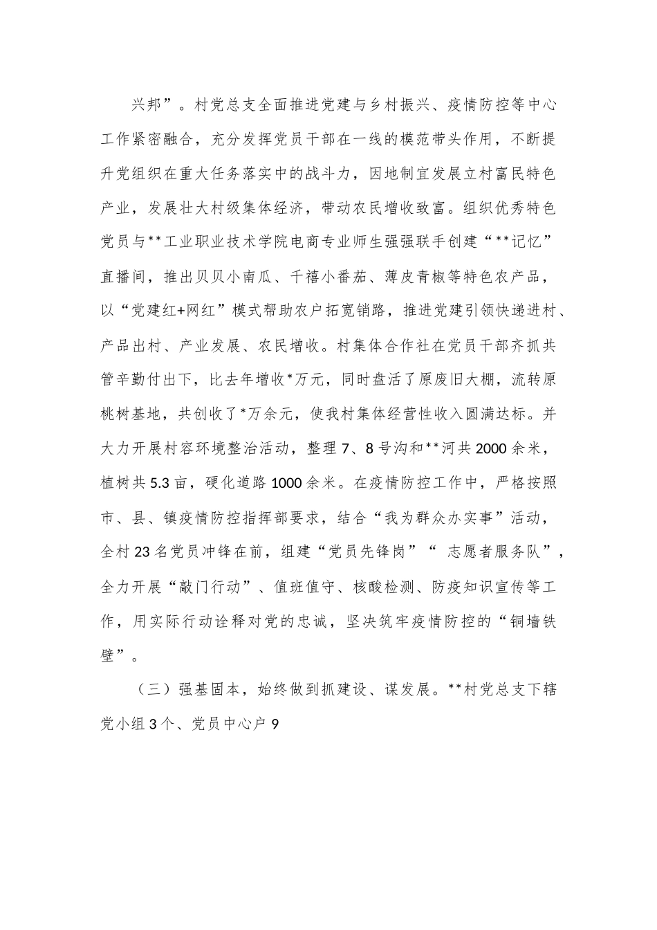 村党总支书记党建工作述职报告.docx_第3页