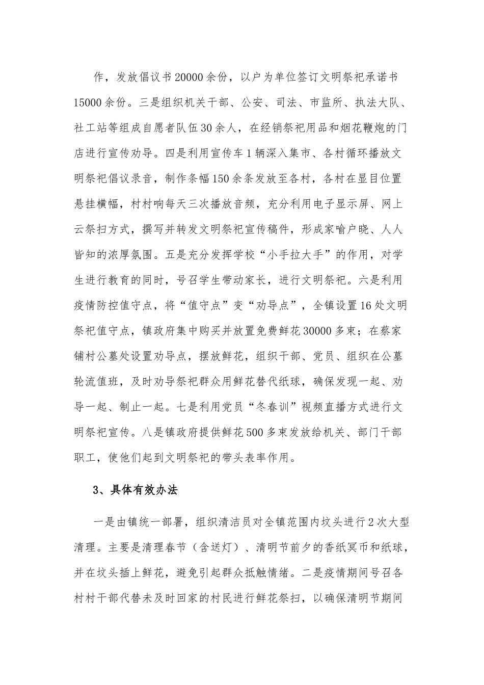 镇推行文明祭祀工作汇报.docx_第3页
