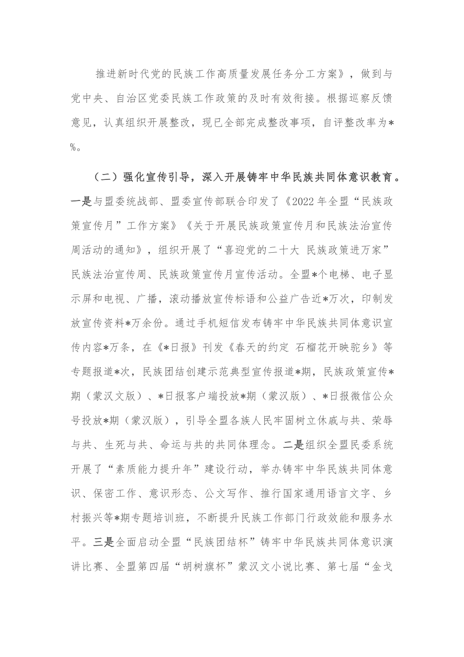 盟民族事务委员会关于2022年工作汇报.docx_第2页