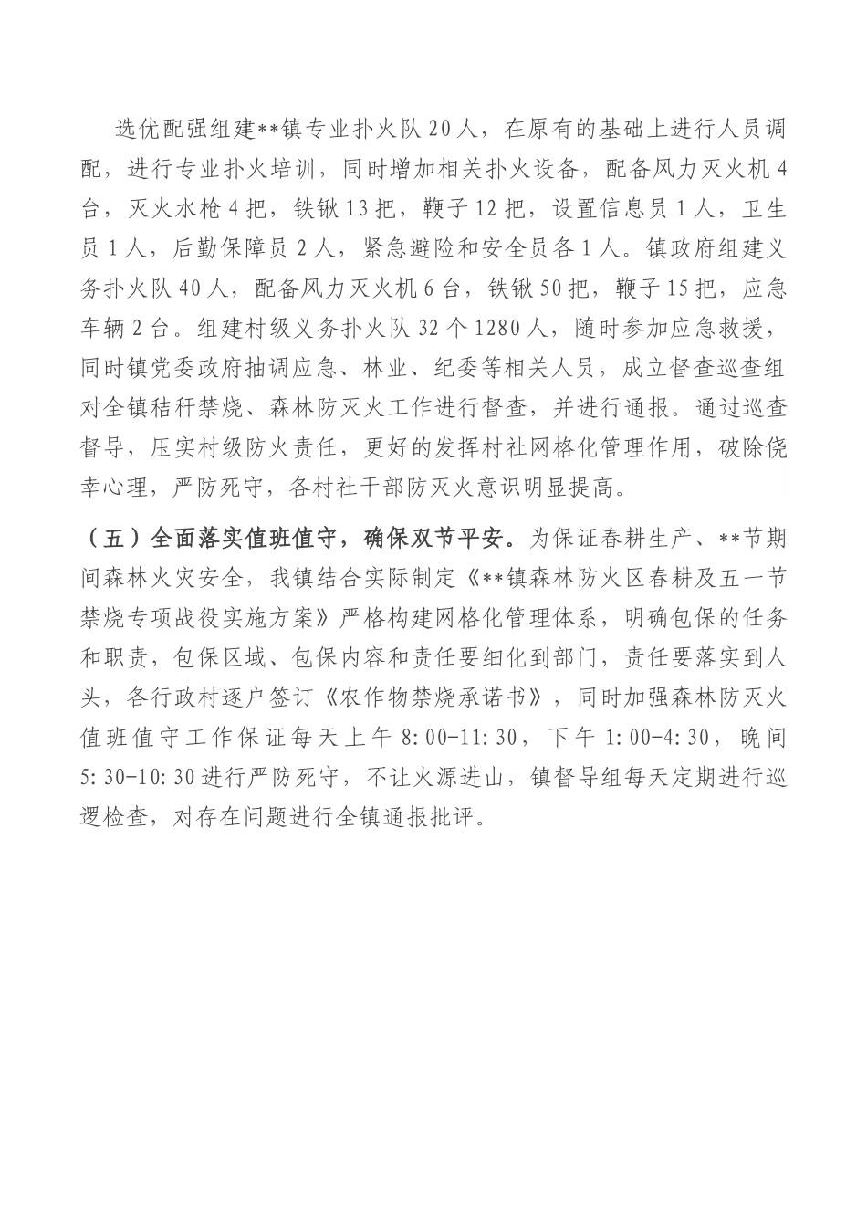 乡镇森林防灭火工作总结汇报.docx_第3页