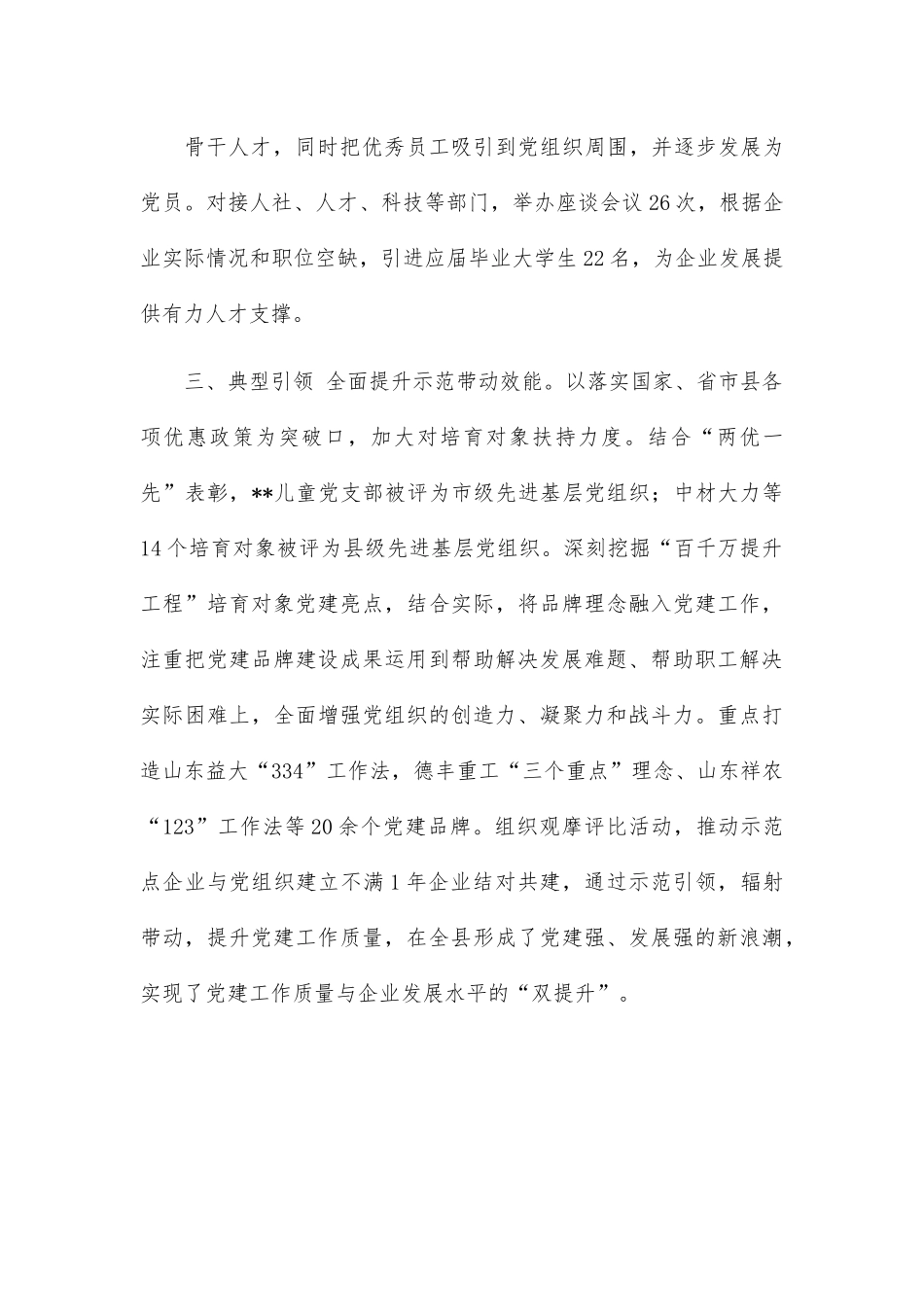 两新组织党建创新工作汇报.docx_第3页
