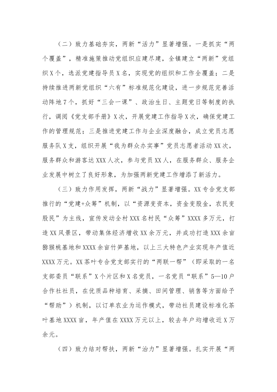 乡镇两新党建第一责任人述职报告.docx_第2页
