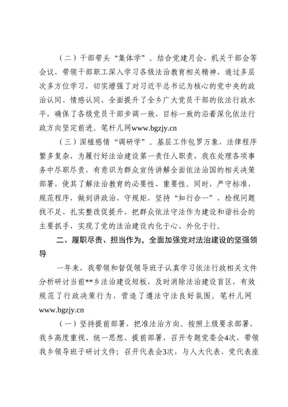 乡镇党委书记述法报告.doc_第2页