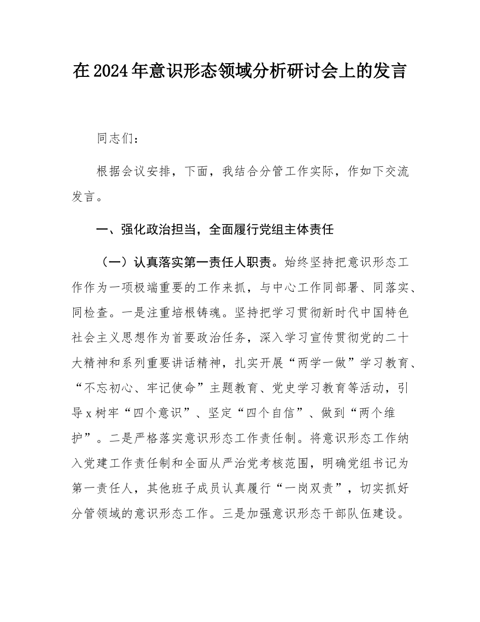 在2024年意态领域分析研讨会上的发言.docx_第1页