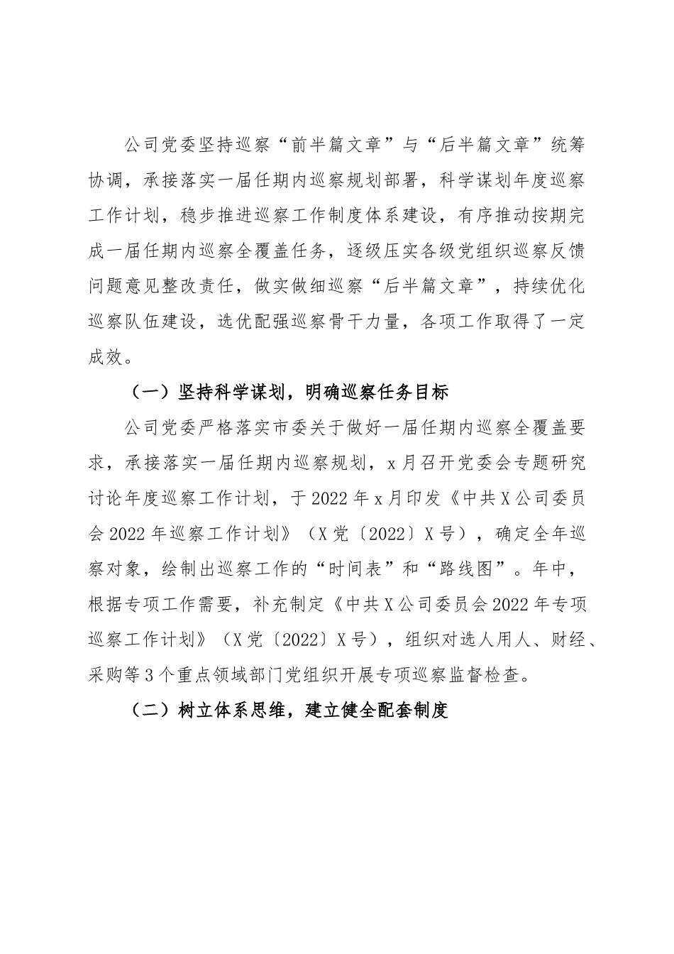 公司党委2022年巡察工作总结报告.doc_第3页