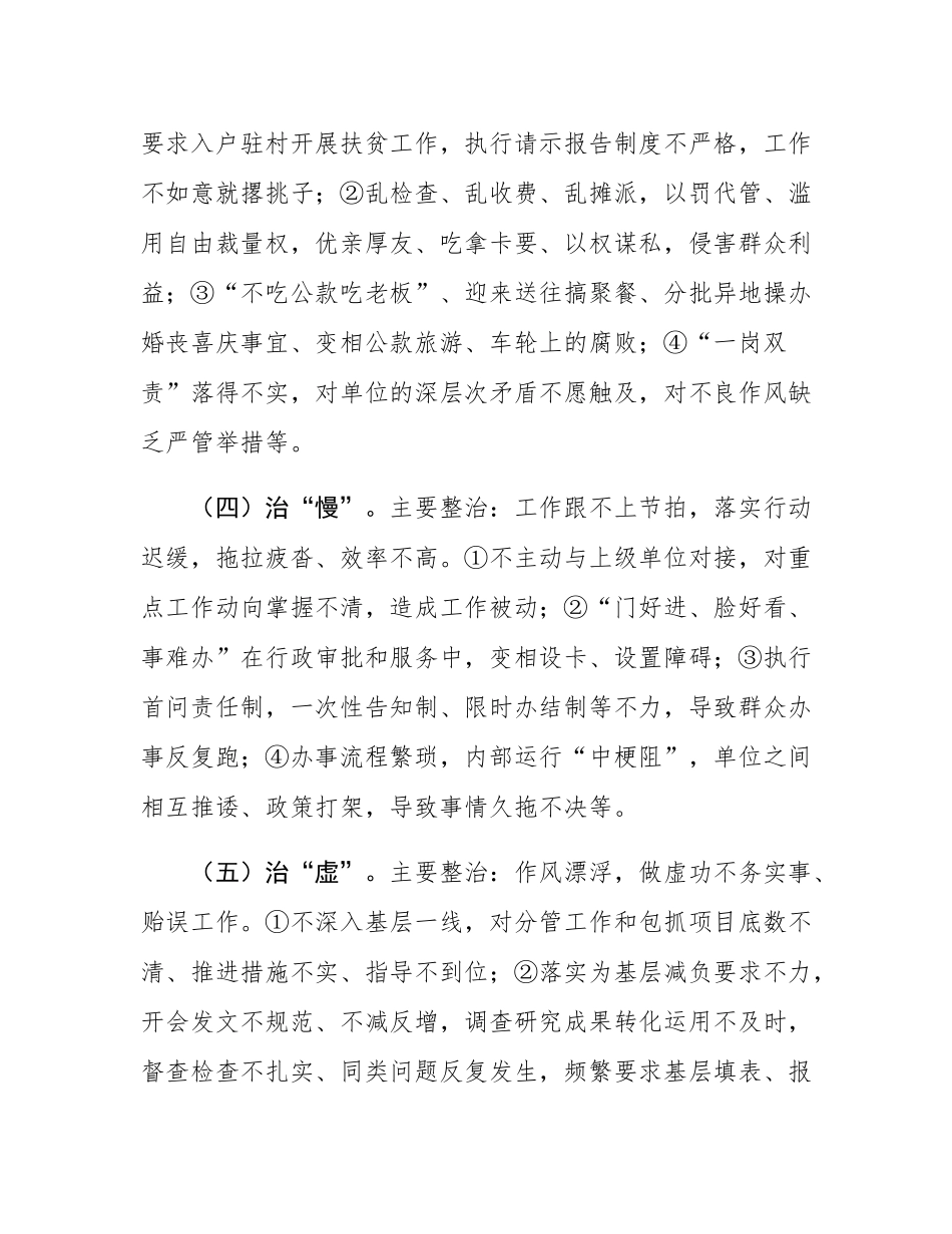 关于集中开展“庸懒散慢虚粗”问题专项整治工作方案.docx_第3页