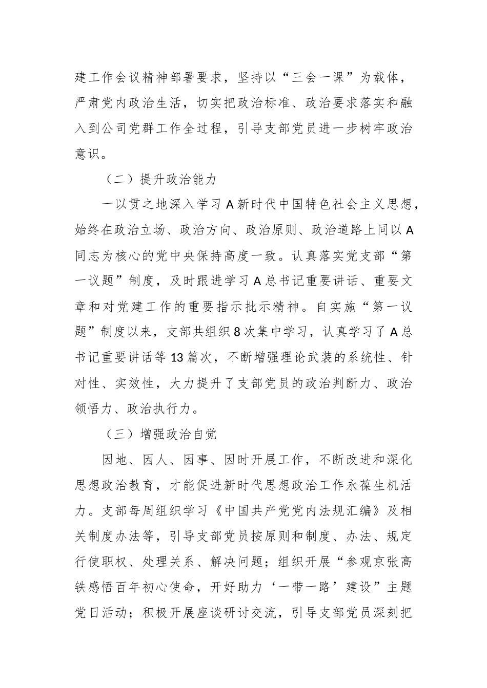 XX公司先进党支部典型材料.docx_第3页