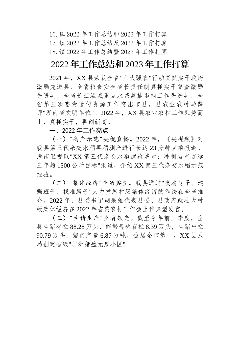 2022年工作总结及2023年工作打算汇编（18篇）.docx_第2页