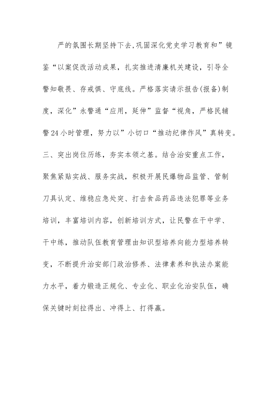 公安局治安支队支队长学习二十大精神心得体会.docx_第3页