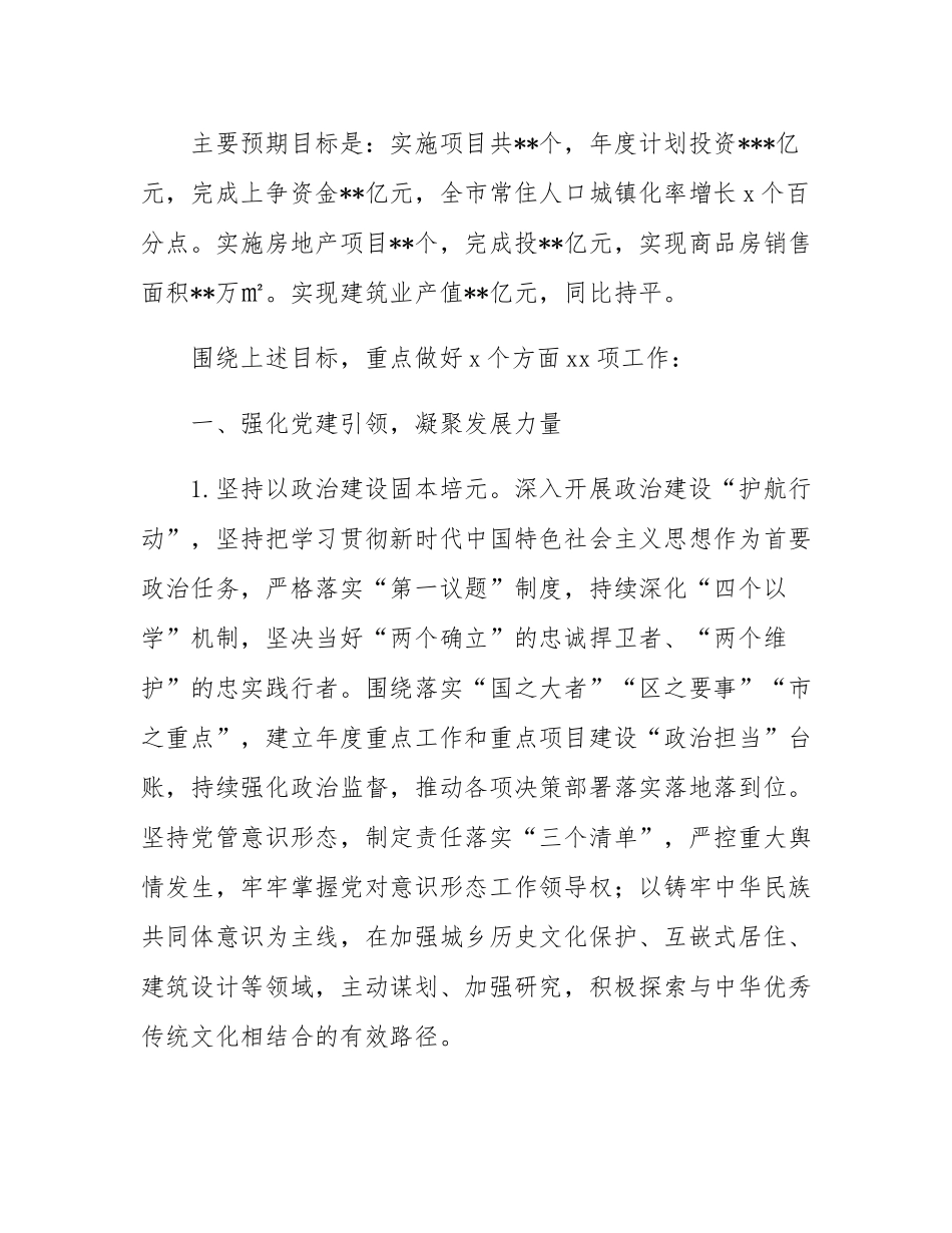 xx市2025年住建工作要点.docx_第2页