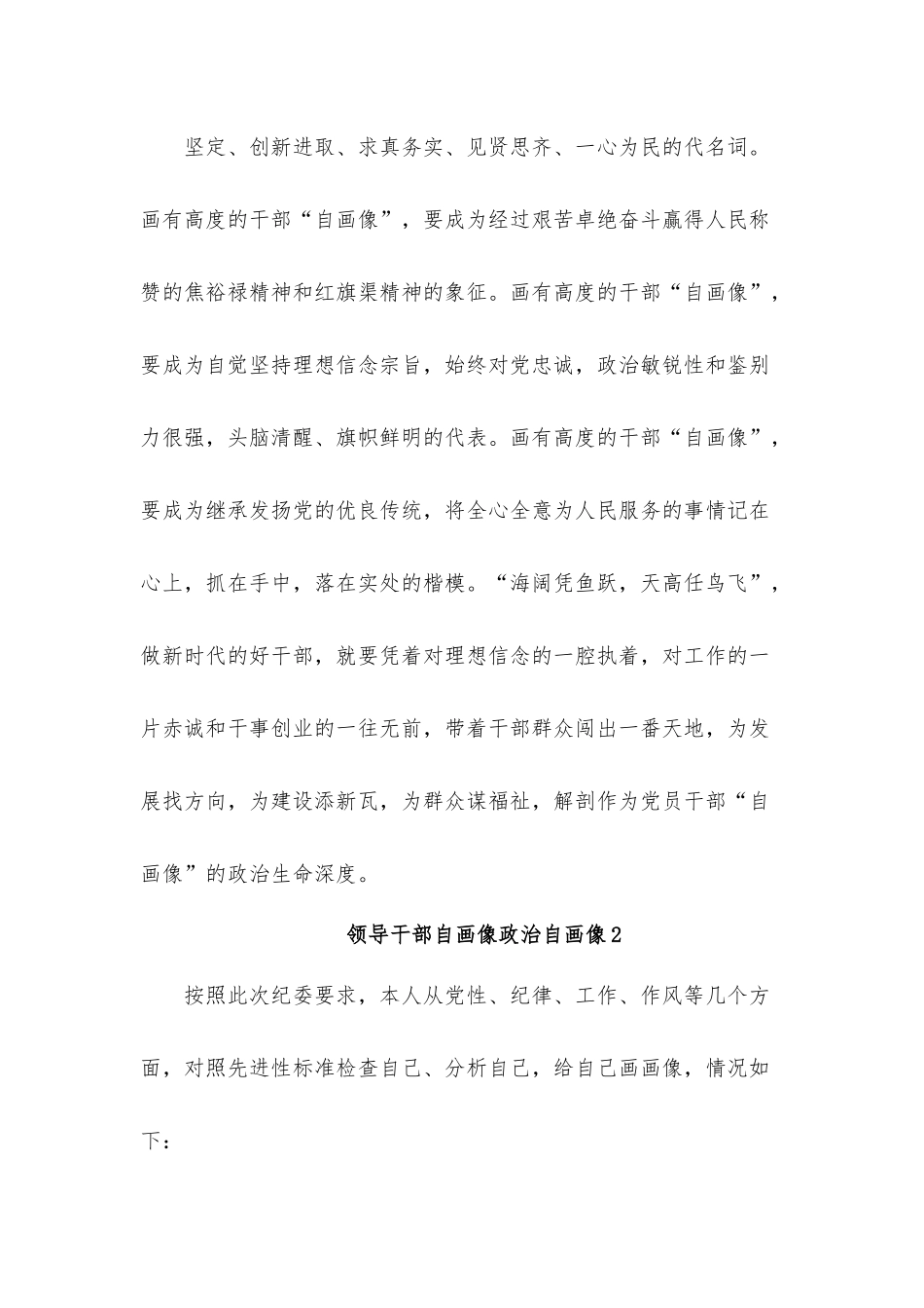 （3篇）领导干部自画像 政治自画像.docx_第3页