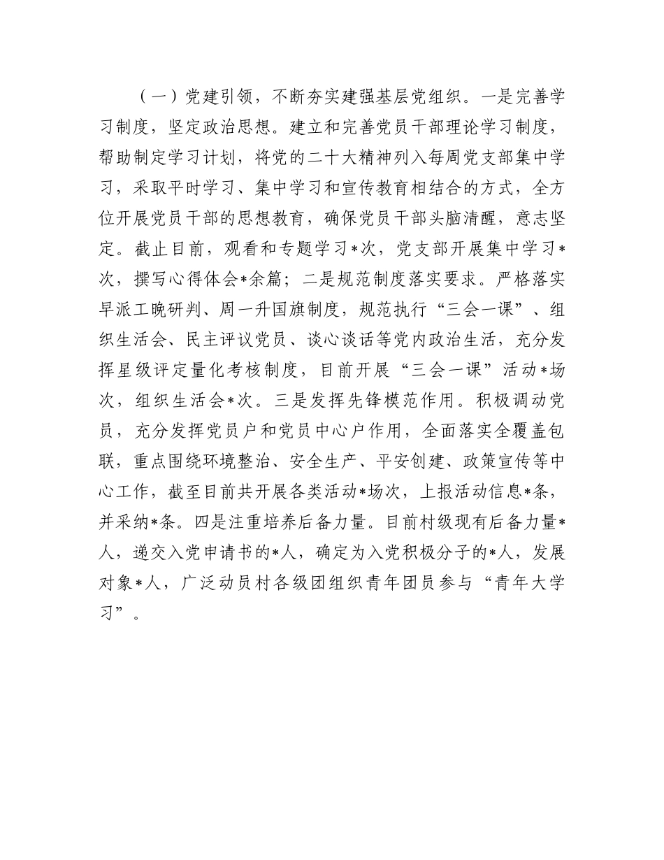 2023年上半年工作总结：2023年上半年访惠聚工作队驻村工作总结.docx_第2页