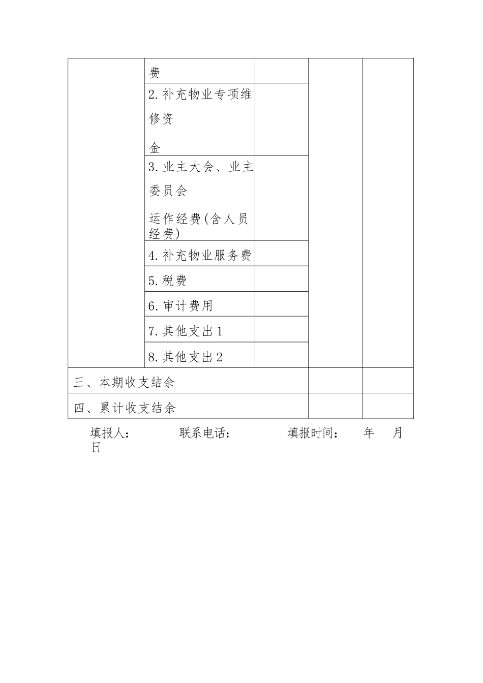 物业经营性收支情况表.docx_第3页