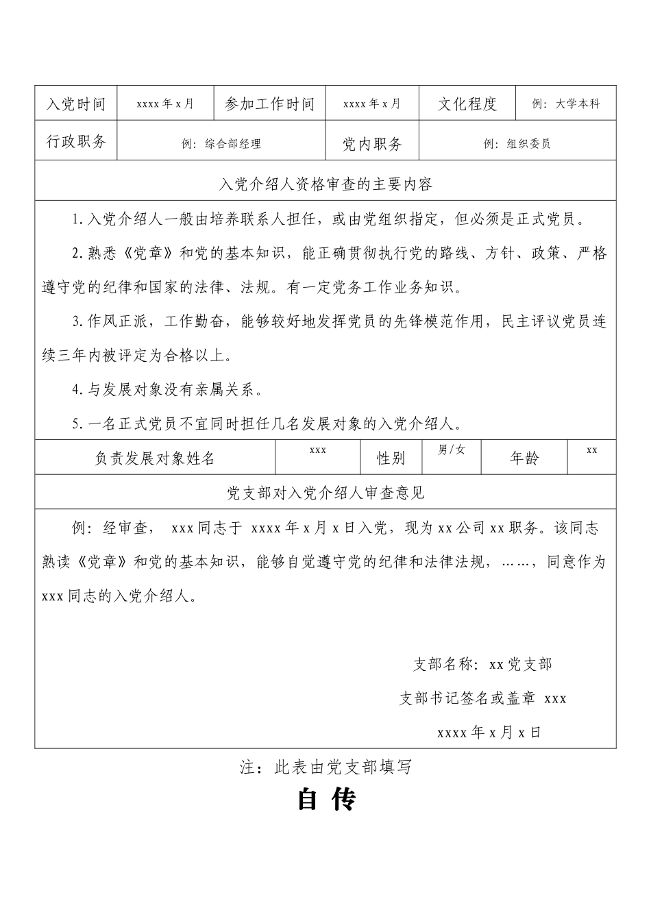 发展党员相关素材汇编（介绍人、自传等）（15篇）.docx_第3页
