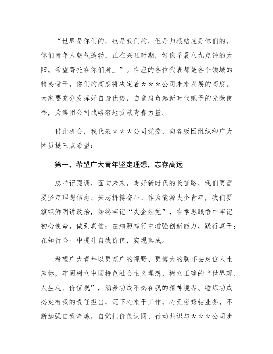 在公司团代会上的讲话.docx_第2页