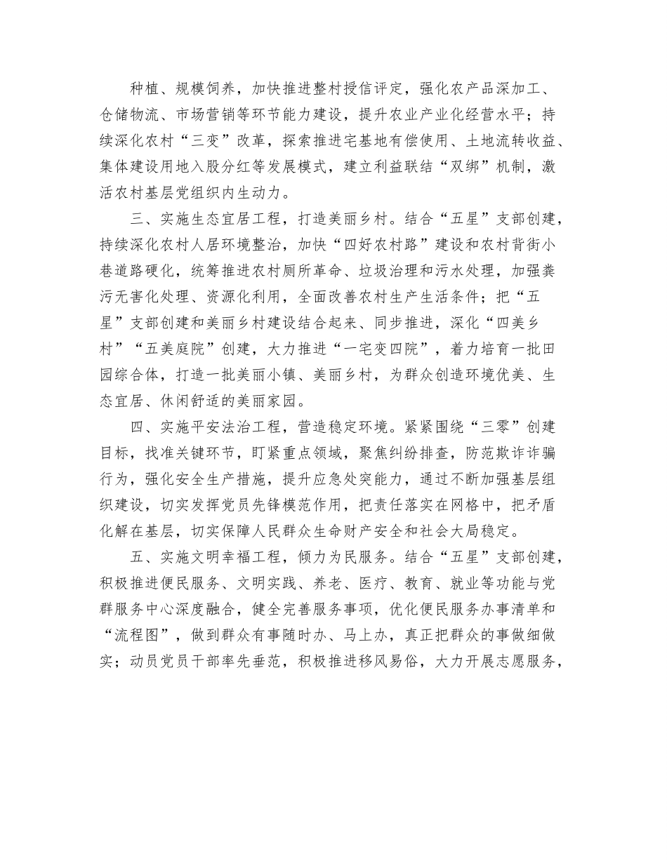 某县 “五星”支部创建工作经验材料.docx_第2页