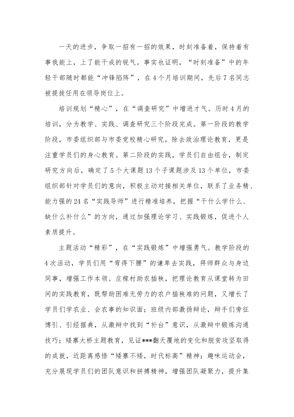 经验材料：聚焦“四个精”提振年轻干部“四个气”.docx_第3页