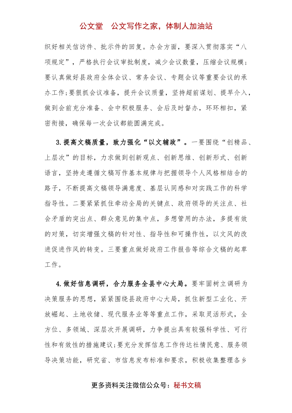 20221229：县人民政府办公室2023年工作计划.docx_第2页