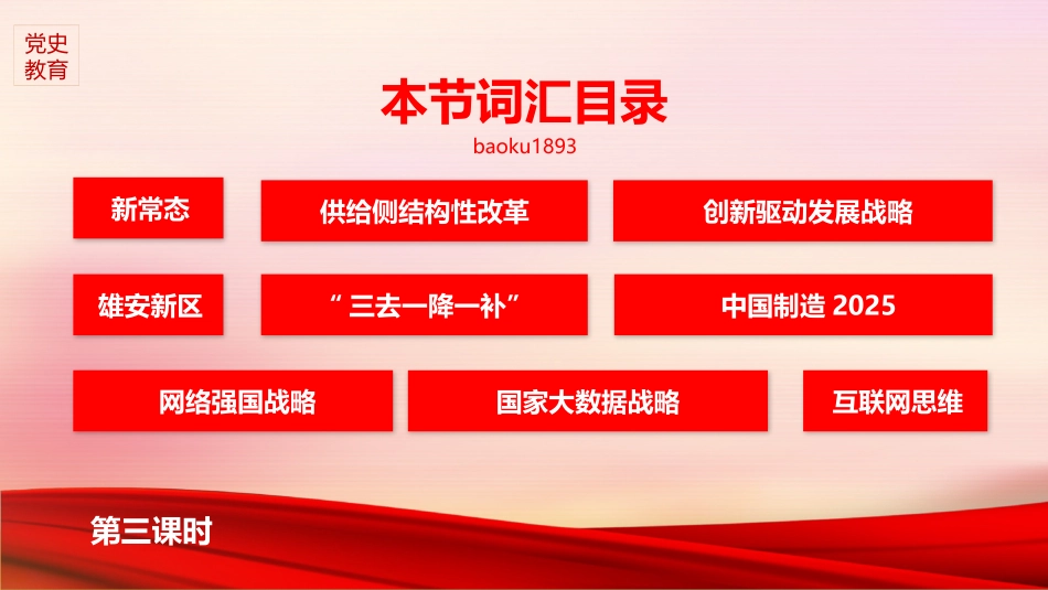 党课PPT：党的十八大以来党员干部应知应会词汇（经济建设篇）.pptx_第3页