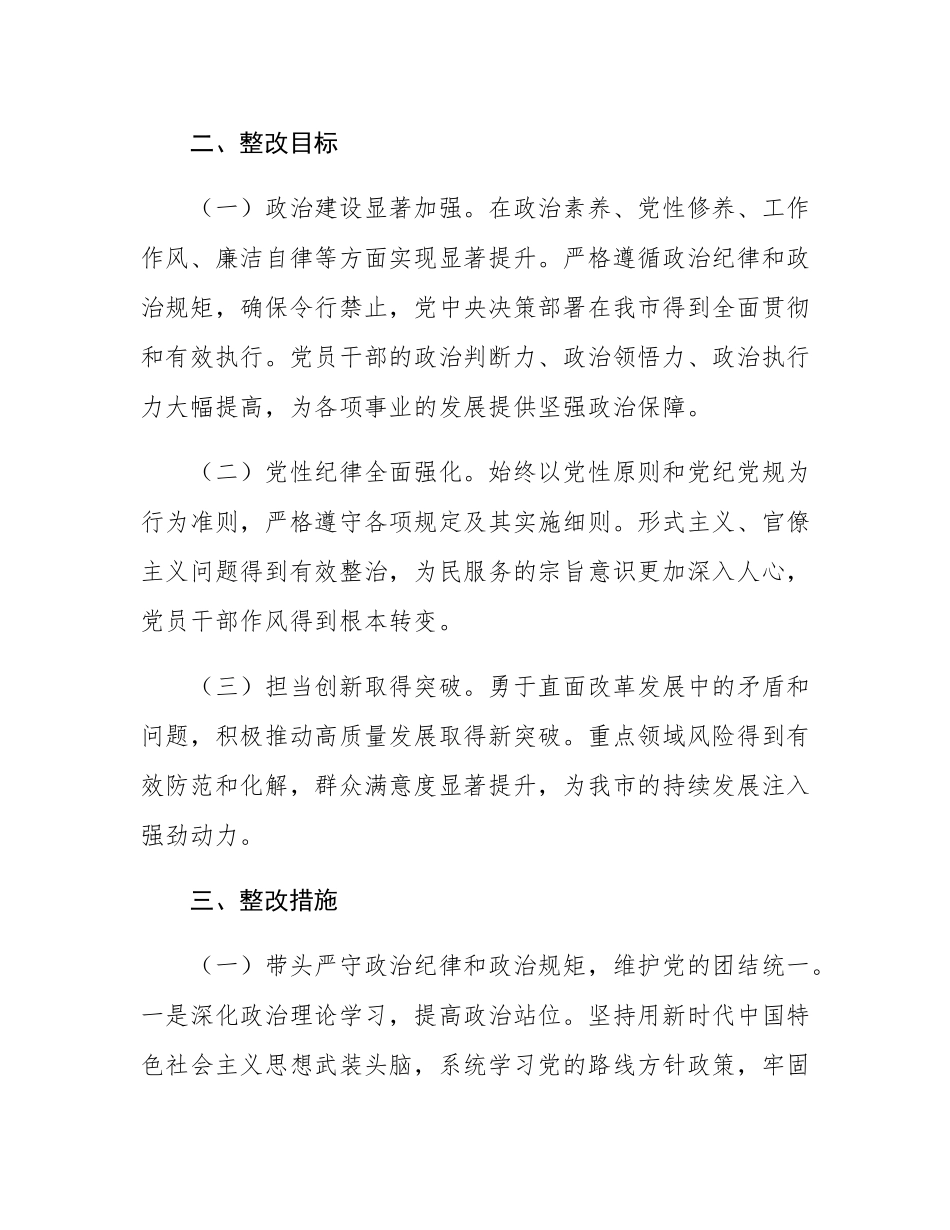 2024年度民主SH会（组织SH会）查摆问题整改方案.docx_第2页