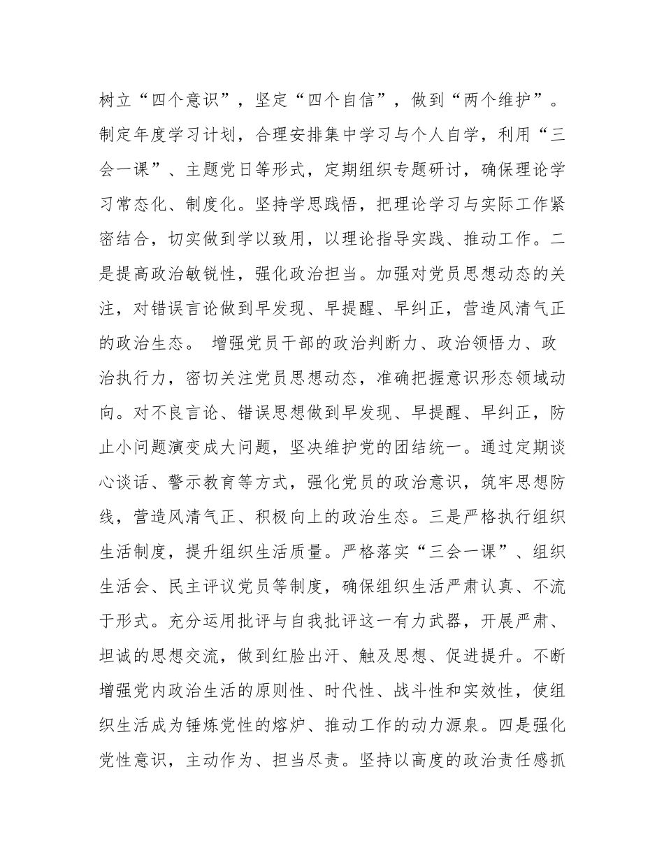 2024年度民主SH会（组织SH会）查摆问题整改方案.docx_第3页