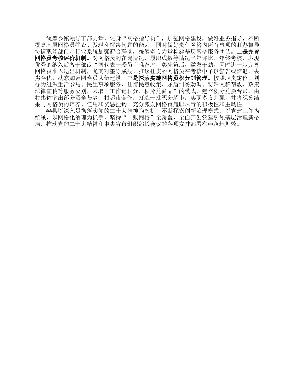 经验做法：“小网格”汇聚“大能量”全面构建基层治理新格局.docx_第3页