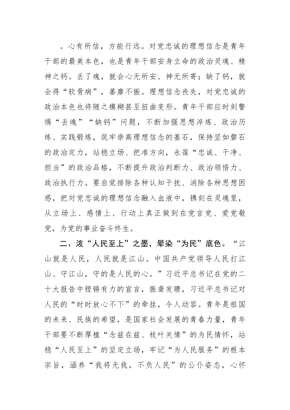 【研讨发言】2023年青年干部座谈交流发言.docx_第2页