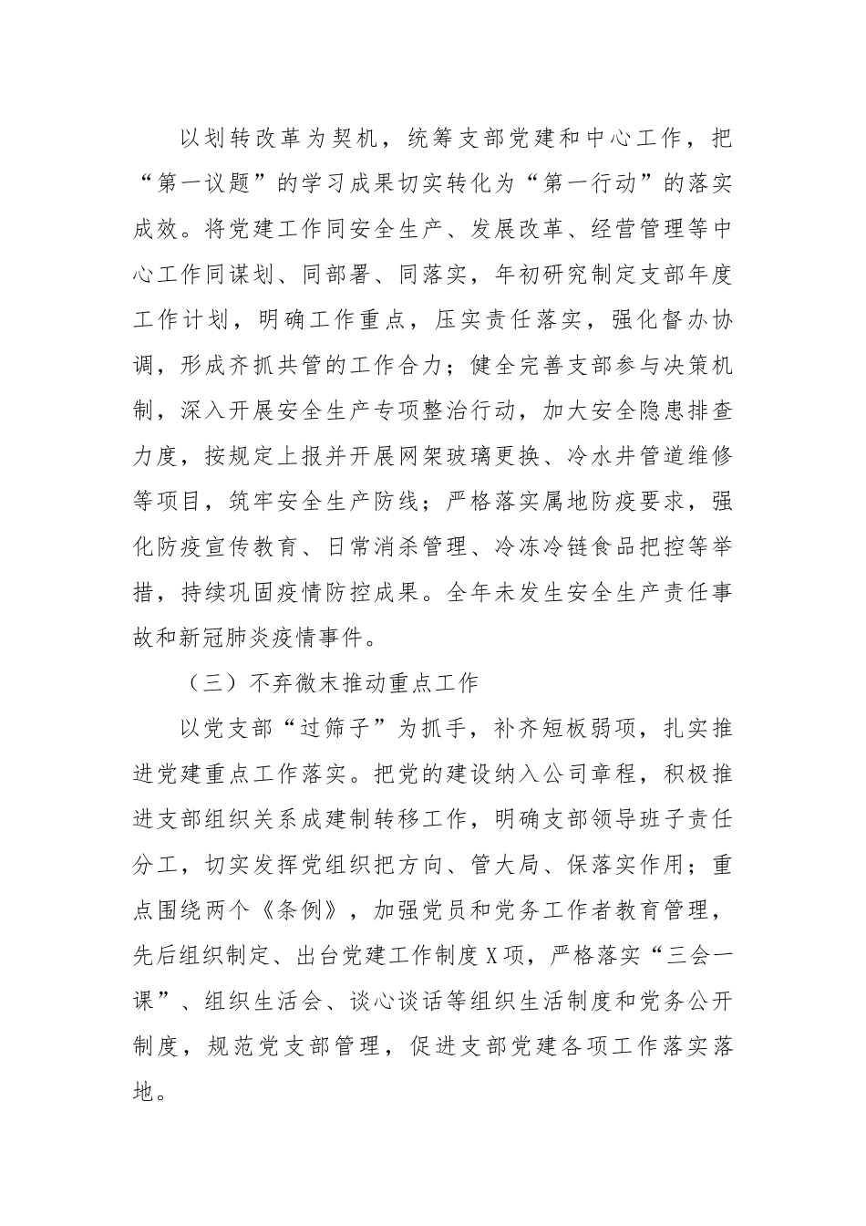 【述职报告】党支部书记抓基层党建述职报告.docx_第2页