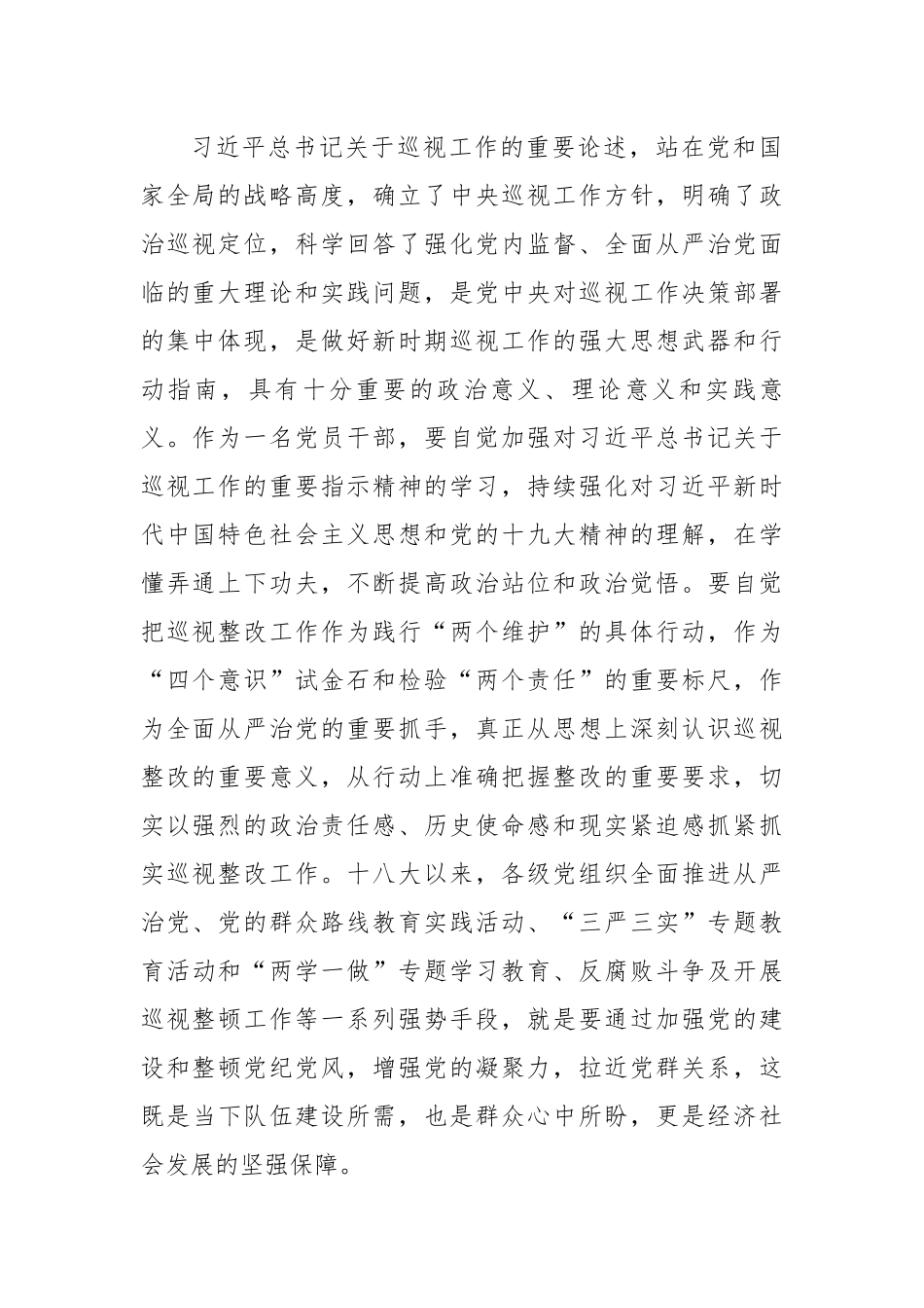 在县委中心组巡视整改专题学习研讨会上的发言.docx_第2页