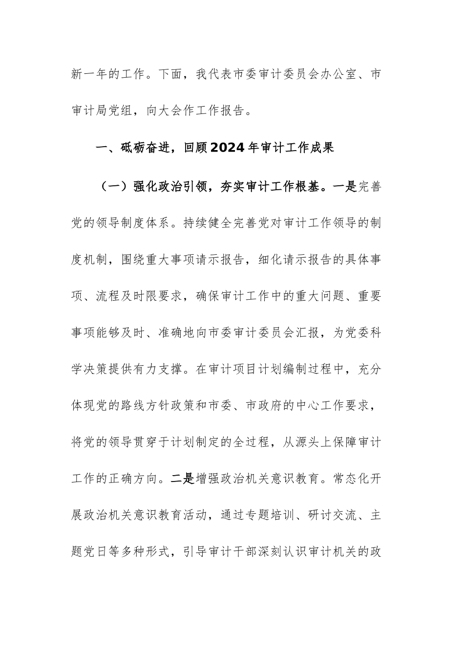 在2025年审计工作会议上的工作报告供参考.docx_第2页