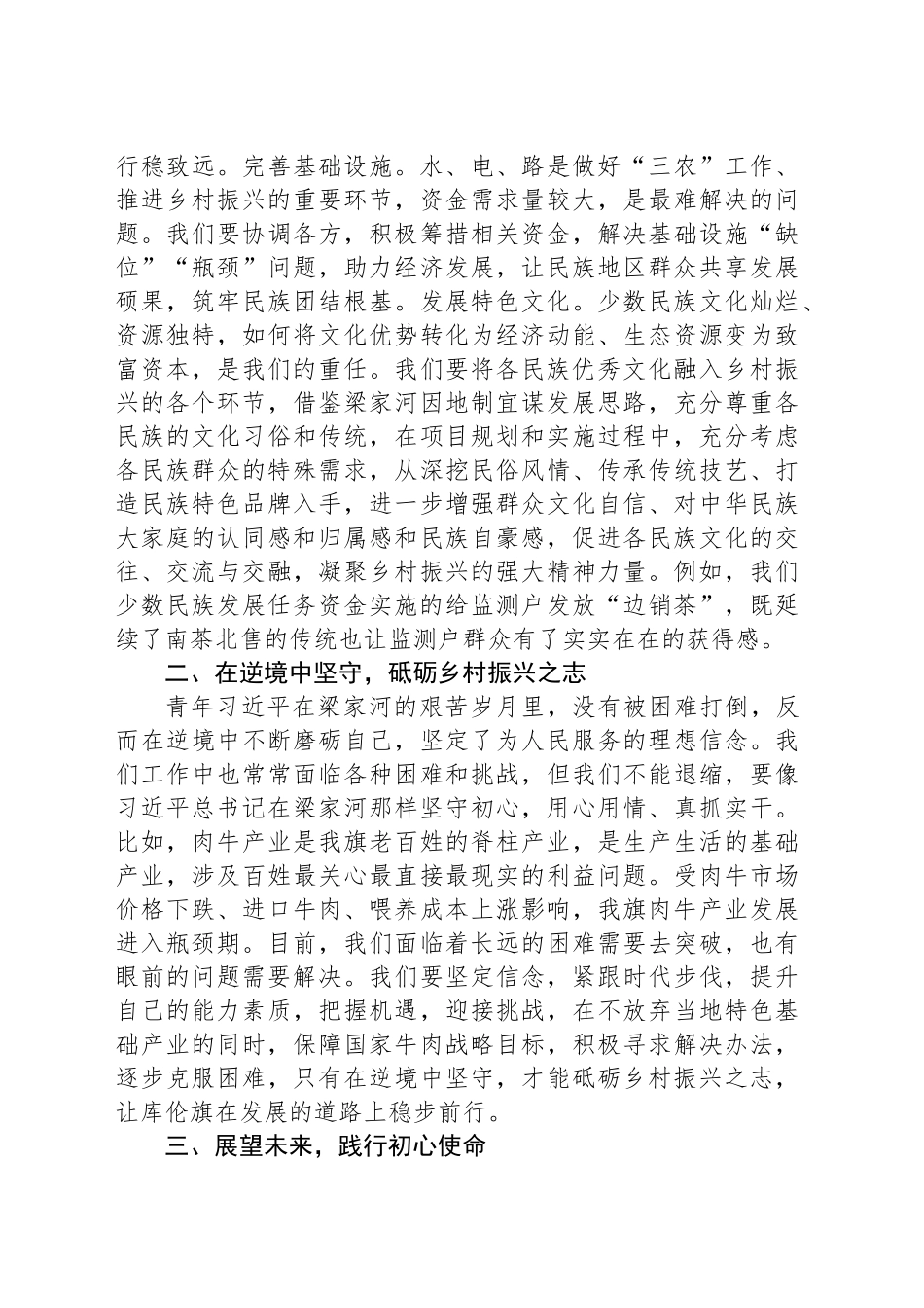 心得体会：从《梁家河》感悟工作的力量与担当.docx_第2页