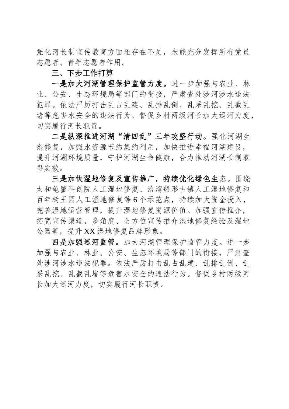 2024年度县河长制工作落实情况汇报.docx_第3页