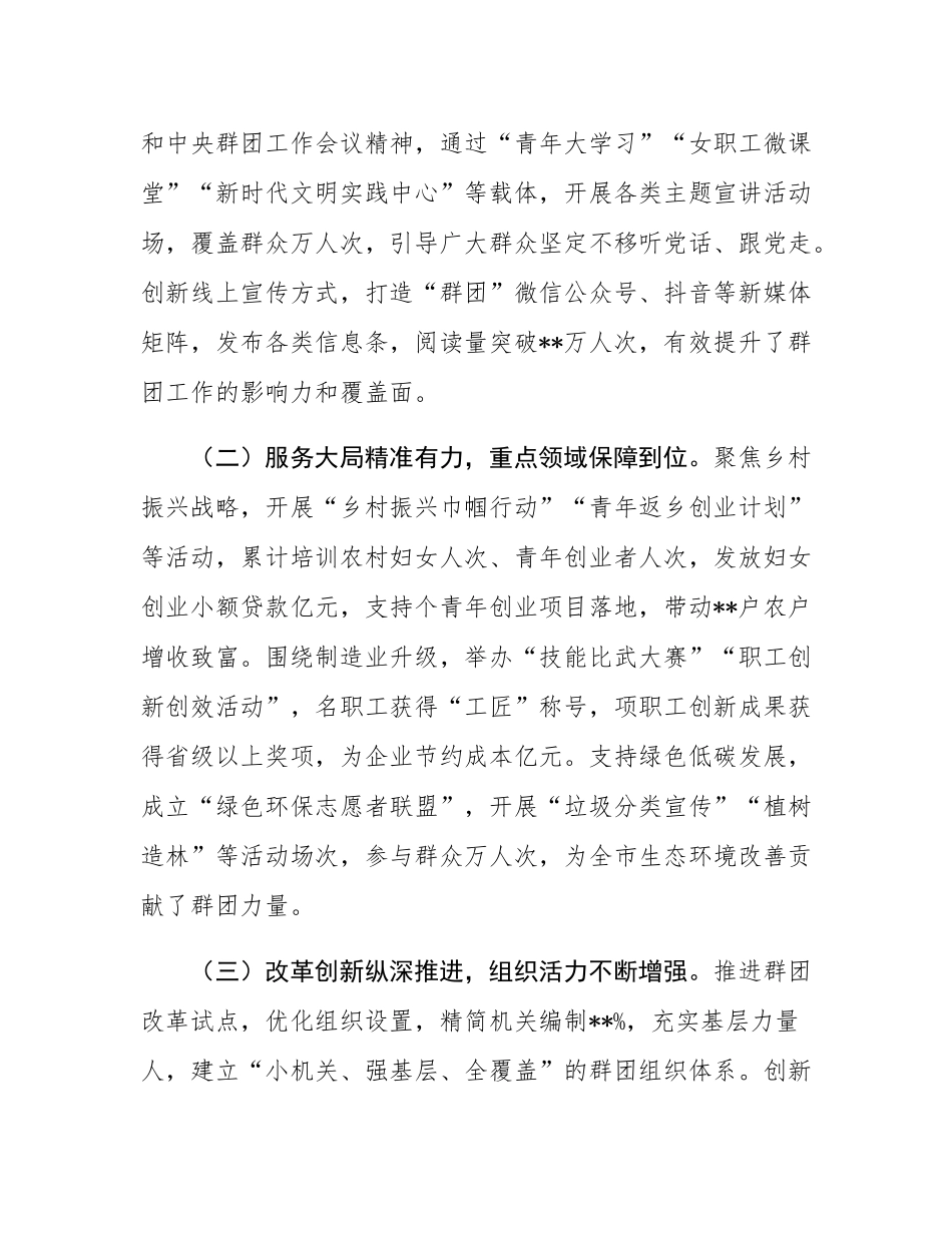 在全市群团工作会议上的讲话提纲.docx_第2页