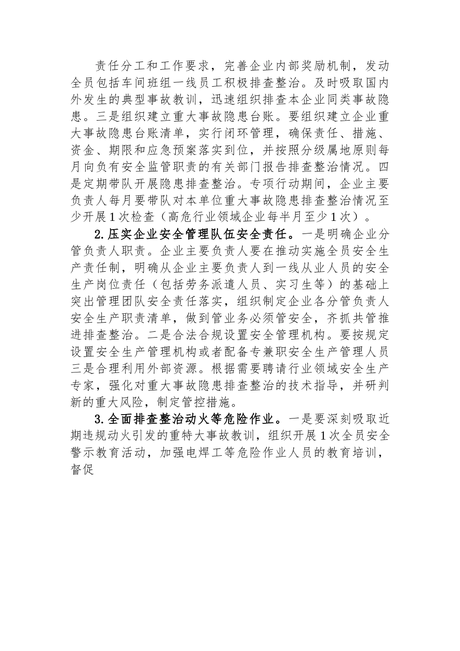市重大事故隐患专项排查整治2023行动实施方案.docx_第3页