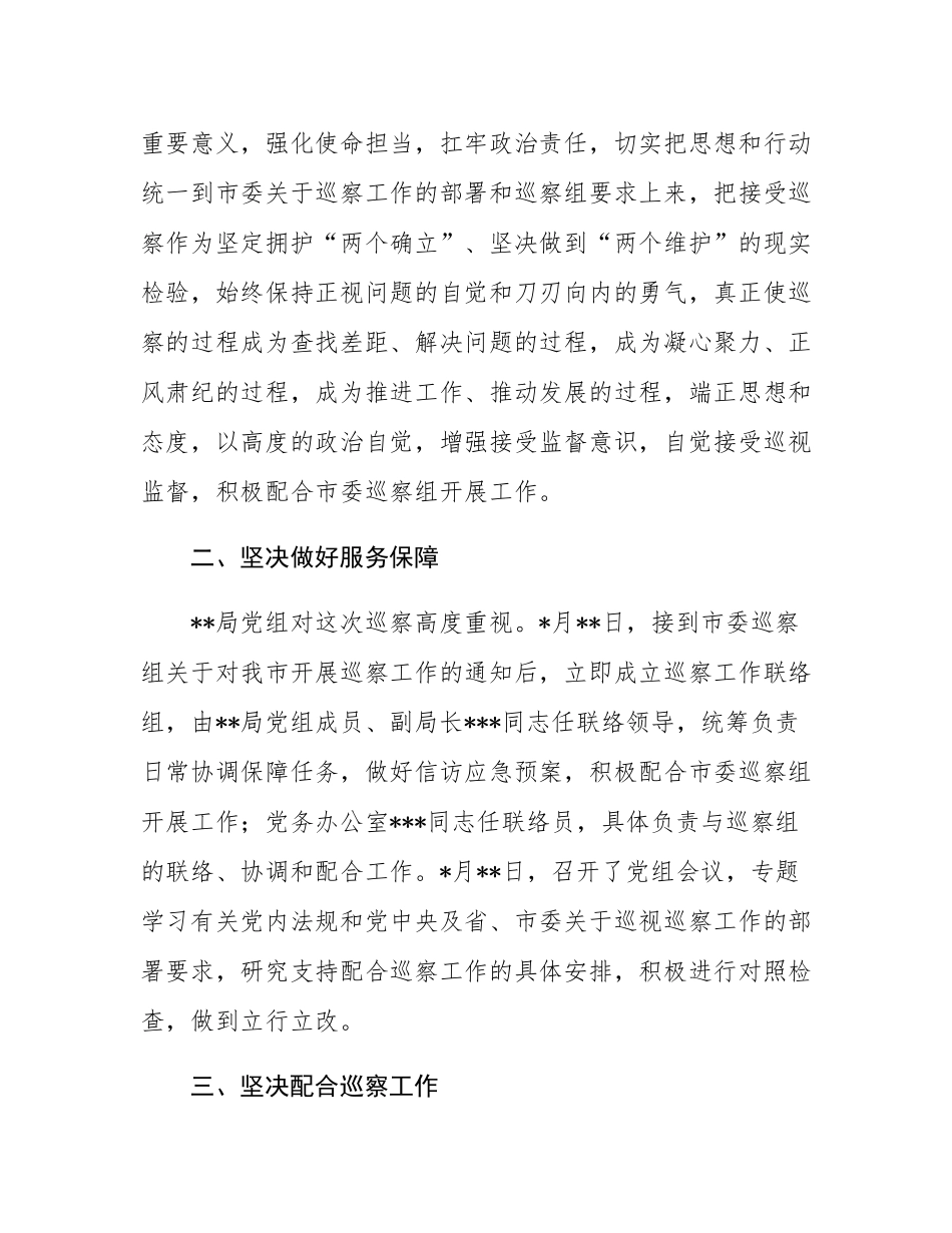 被巡察党组织表态发言.docx_第2页