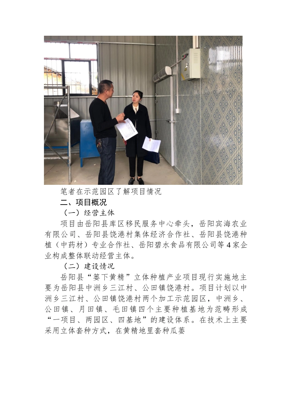 岳阳县“篓下黄精”立体种植产业调研报告.docx_第2页