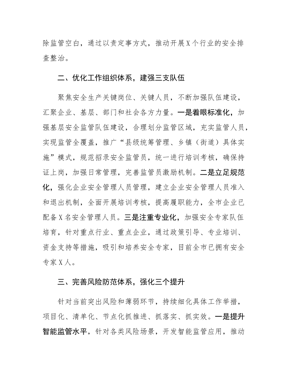 市领导汇报发言：推进“四化”建设，强化安全保障，推动经济社会高质量发展.docx_第2页