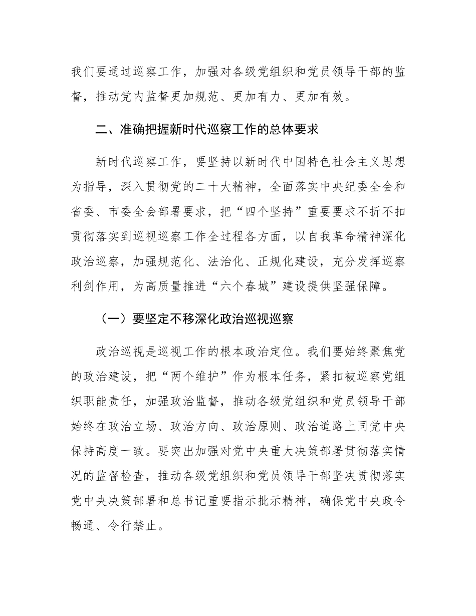 在2025年全市巡察工作推进会上的讲话.docx_第3页