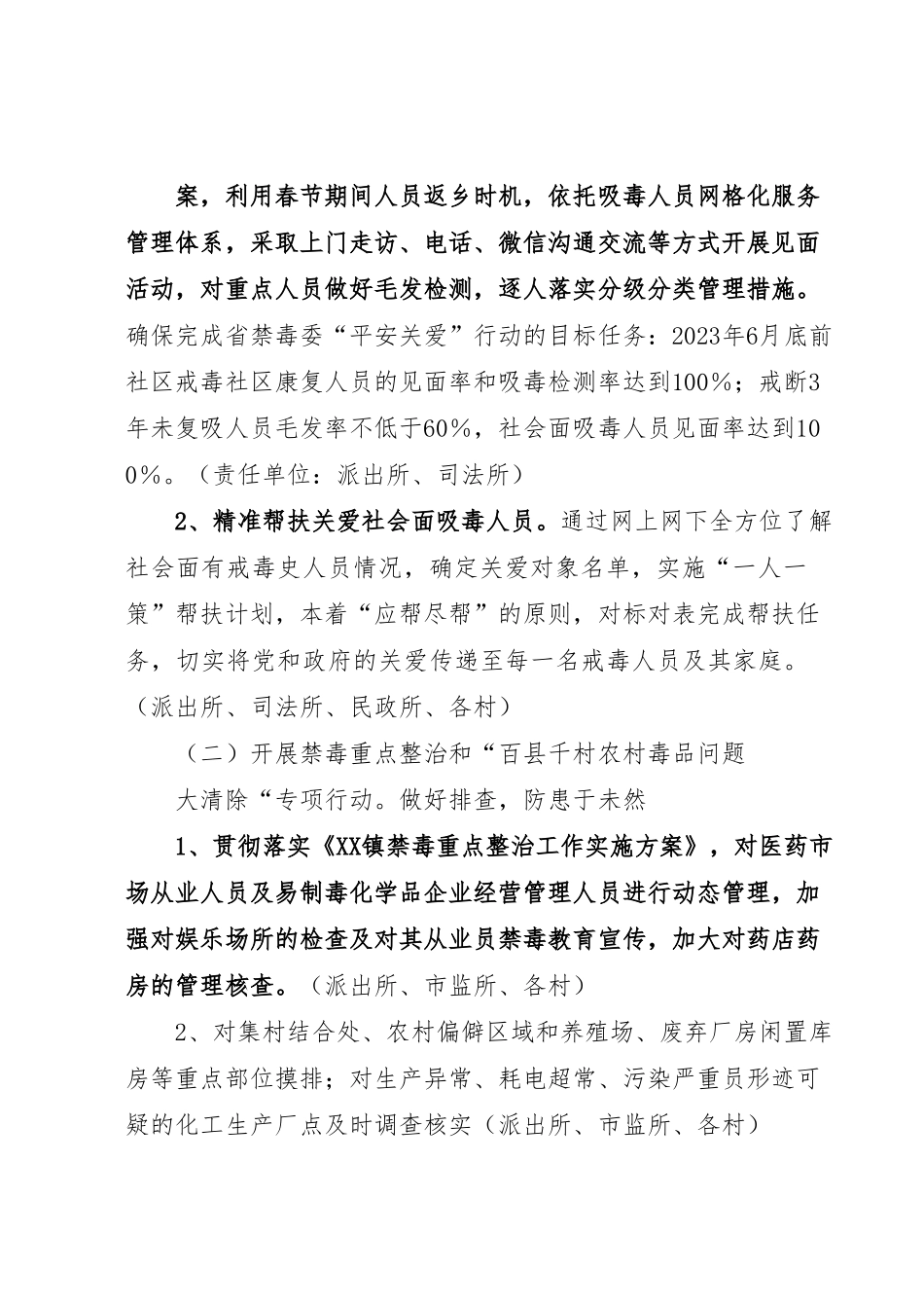 XX镇2023年禁毒工作实施方案.docx_第3页