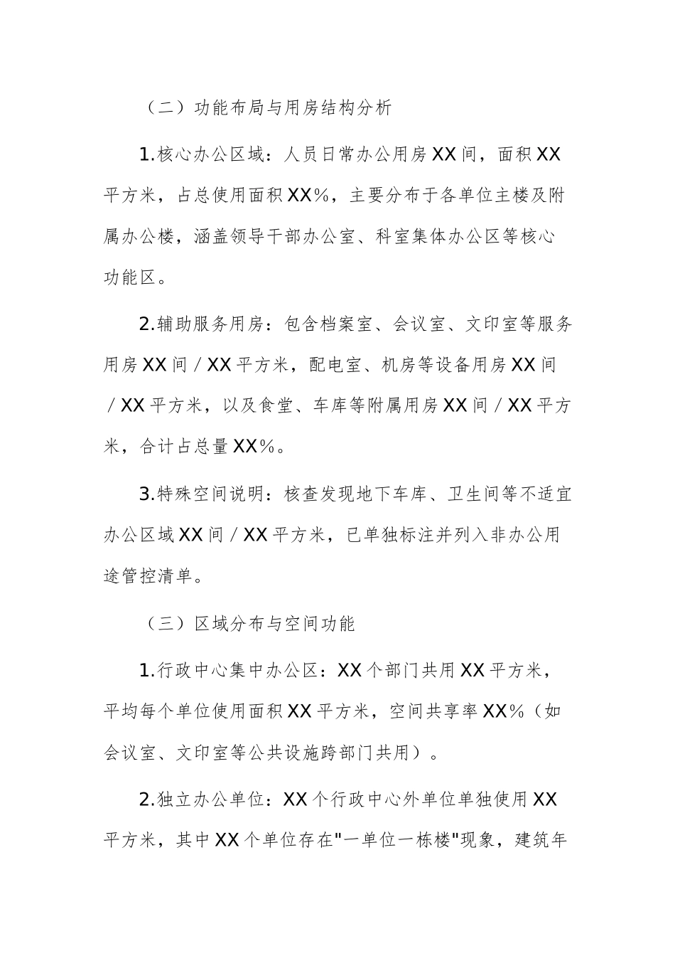 2025年关于全县办公用房使用情况的情况报告范文.docx_第2页
