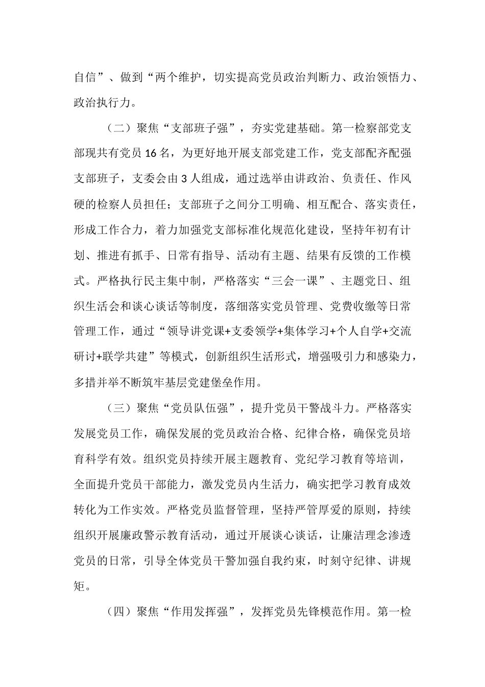 市人民检察院党支部党建工作总结.docx_第2页
