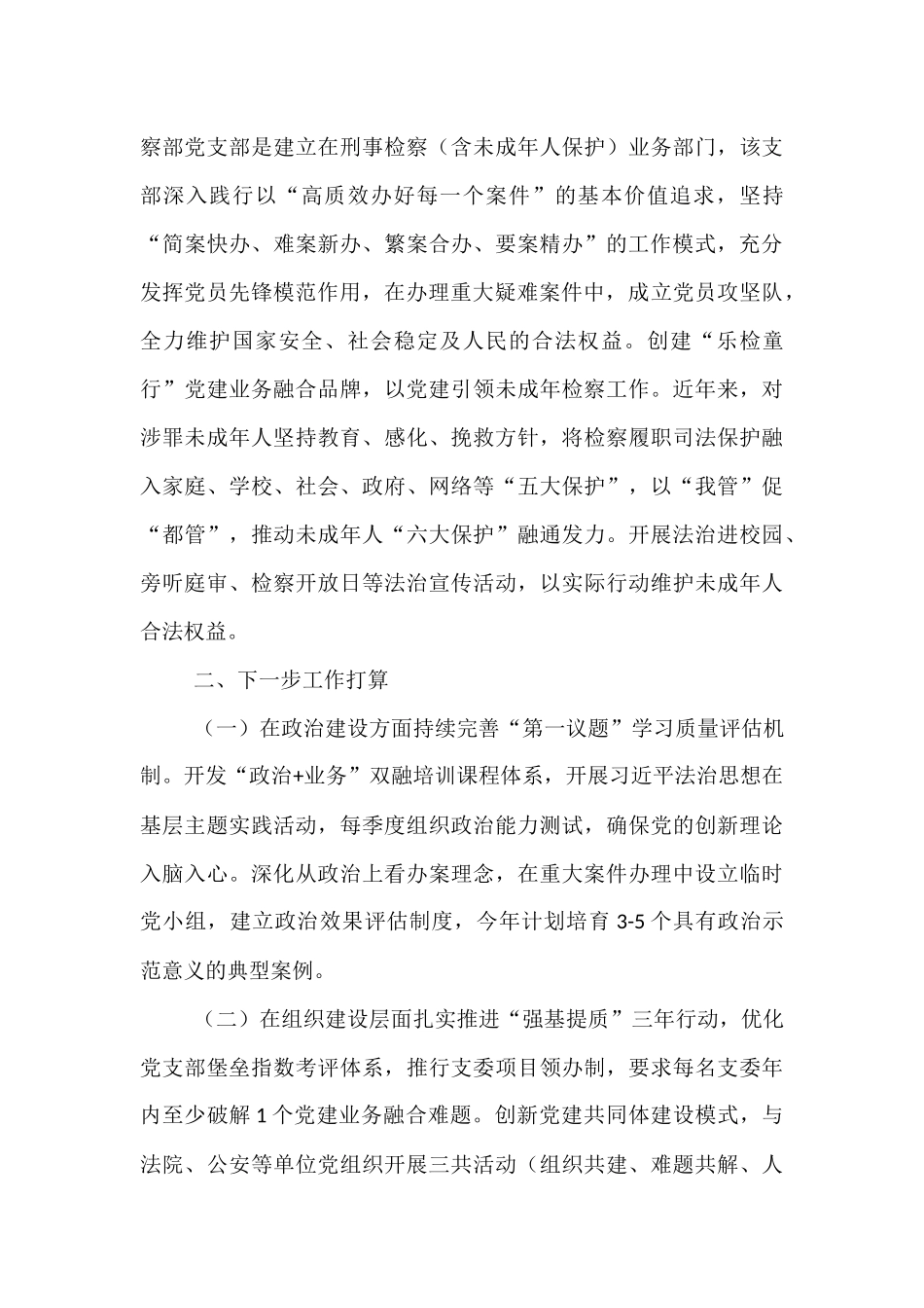 市人民检察院党支部党建工作总结.docx_第3页