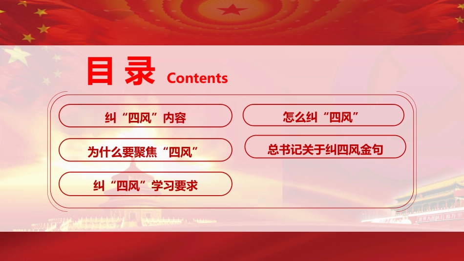 贯彻落实党的作风建设纠正四风不能止步PPT模板（20211125）.pptx_第3页